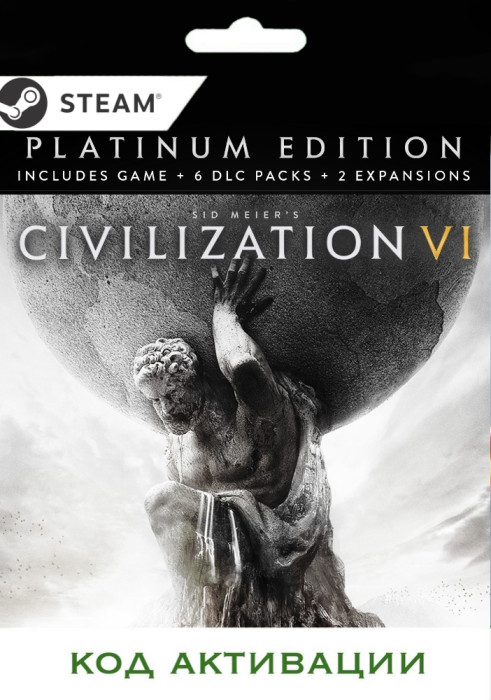 Игра Sid Meier´s Civilization VI Platinum Edition PC STEAM (Цифровая версия, регион активации - Россия)