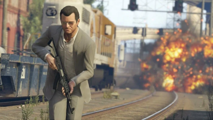 Игра Grand Theft Auto V (GTA V) Premium Edition & Китовая акула Xbox (Цифровая версия, регион учетной записи - США)